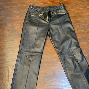 Wilson's Real Leather Maxima Women's Biker Pants 8